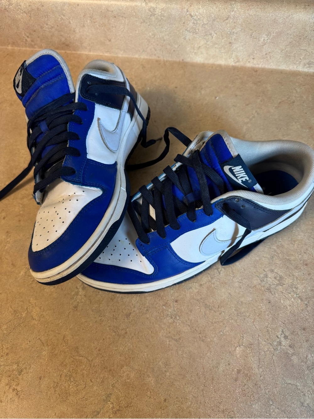 Nike Dunk Low Game Royal White Blue Men’s Sneakers Size 10.5 DD1391-102